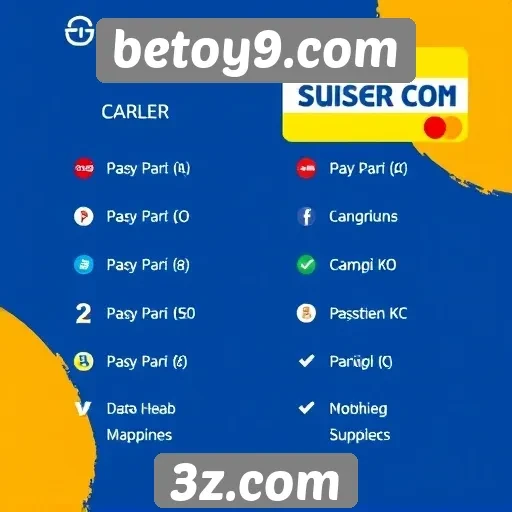 Métodos de pagamento aceitos no betoy9.com